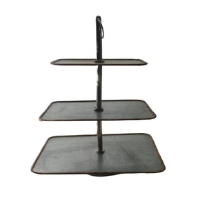 Soporte de pastel de dos niveles para boda, aniversario, fiesta, mesa, herramienta de pastel, oferta, respetuoso con el medio ambiente, el mejor precio - Product Image 6