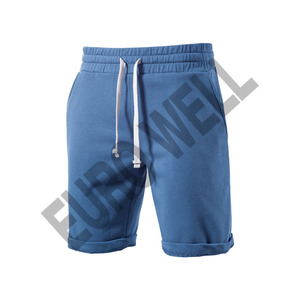 Pantalones cortos de entrenamiento para correr con logotipo bordado personalizado 100% algodón poliéster de secado rápido ajustados para hombre, pantalones cortos informales - Product Image 3