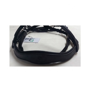 Brida de diseñador de cristal plateado de 8mm de alta calidad Características cómodas Banda de cejas ecuestre de cuero genuino Productos para caballos - Product Image 5
