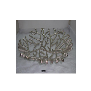 Bol décoratif en aluminium de service pour décoration de table - Product Image 1