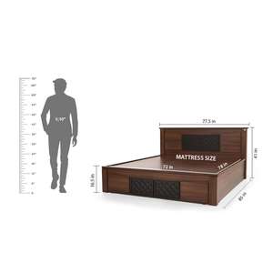 เตียงคิงไซส์แบบไฮดรอลิกสำหรับตกแต่งห้องนอนเฟอร์นิเจอร์บ้าน - Product Image 6