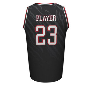 Uniforme de baloncesto sublimado, diseño personalizado, número de equipo de cliente y logo, material de alta calidad, nuevo diseño - Product Image 3
