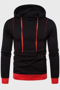 เสื้อสเวตเตอร์ขนแกะแขนยาวสำหรับผู้ชายเสื้อแจ็คเก็ตมีฮู้ดปรับแต่งได้สำหรับเล่นกีฬาฤดูหนาวย้อมสีพื้น - Product Image 4