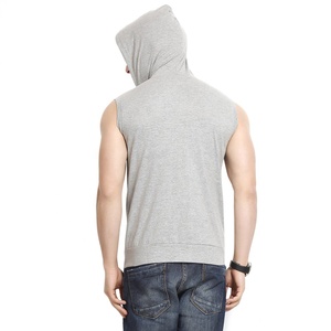 Hot Sale On <b>Men</b> Hoodies Top Best High Quality Sports Gym Wear Hoodie Training Running <b>Pullover</b> Stretched Sleeveless Hoodie - Product Image 2
