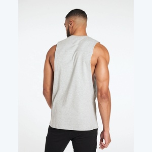 OEM unisexe 100% coton Gym Singlets gilet hommes surdimensionné musculation Stringer débardeurs unisexe vêtements d'entraînement - Product Image 2