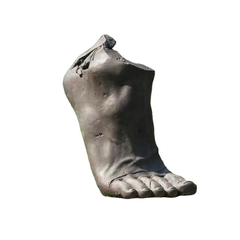 Escultura de pies de bronce para césped, Arte Abstracto grande