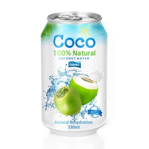 330ml Coco Coconut Water Aluminum Can Natural Coconut Water Drink OEM/ODM Private Label Vietnam Supplier Organic Coconut Water - Product Image 3