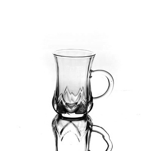 Luwu — tasses à café en <span class=keywords><strong>verre</strong></span> irisé, verres à thé royal, avec poignée, prix d'usine, nouveau Design, 135ml - Product Image 6