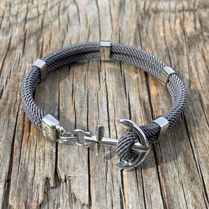 Pulsera de ancla resistente al agua, acero inoxidable, de Maris Sal, náutica - Product Image 1