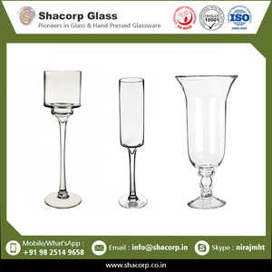 Bougeoir en verre décoratif de table de mariage votive de bougie le plus vendu - Product Image 5