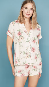 Fissionable trending latest design Cheap price 2020 hot ladies Pj set half sleeve and floral <b>dress</b> night wears <b>women</b> - Product Image 2