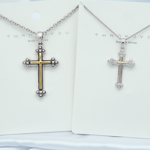 Collier pendentif croix classique en argent sterling 925 pour femmes fiançailles et fête de haute qualité - Product Image 2