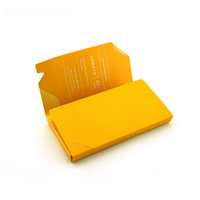 Boîtes d'emballage de chocolat pliables, recyclables, en papier d'art de luxe avec logo en feuille d'or personnalisée, pelliculage mat UV, gaufrage