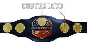 Venta caliente cinturones de campeonato MMA personalizables cinturones de lucha de diamantes de imitación de la mejor calidad con logotipos y diseños almohadillas de sillín - Product Image 5
