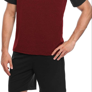 ชุดนอนแขนสั้นสำหรับผู้ชาย,เสื้อนอนพร้อมชุดนอน Raglan ชุดฤดูร้อน - Product Image 3