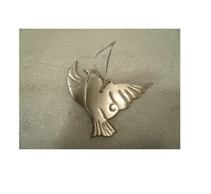 Colgante de diseño de pájaro de latón dorado para el artículo decorativo de la sala de estar del hogar - Product Image 4
