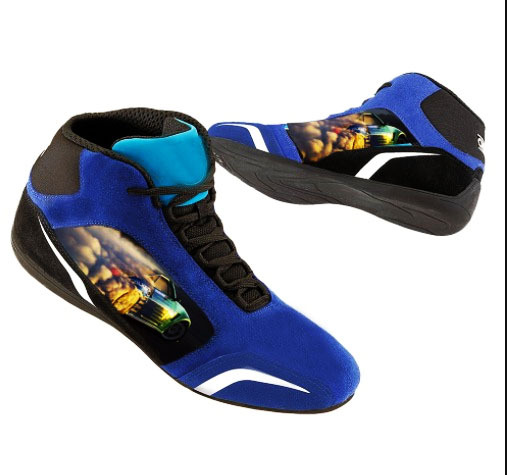 Car Racing Shoe Karting Shoes Go Kart Race Boots Digitally Printed Boots