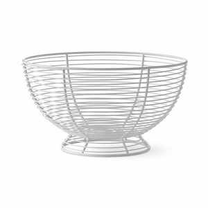 Premium Quality Modern Design 2025 Silver Colored Metal Decorative Wire <b>Vegetable</b> <b>Storage</b> <b>Basket</b> - Product Image 6