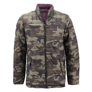 Hot Selling Fashion Custom Allover Printed Winter Thick Jackets Zip up Hooded Men Puffer <b>Padded</b> Jacket - Product Image 4