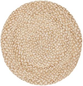 Mantel Individual tejido a mano de yute, posavasos Natural, plato cargador, vajilla para restaurante, fiesta, boda, cena, desde la India - Product Image 2