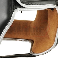 Protector de Cabeza de Cuero de Diseño Personalizado al por Mayor, Protector de Cabeza Ajustable para Entrenamiento Profesional de Boxeo para Adultos