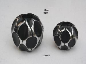 Tisch lampe aus Aluminium guss <span class=keywords><strong>in</strong></span> zweifarbigem Schwarz und poliertem Rand Home Decor