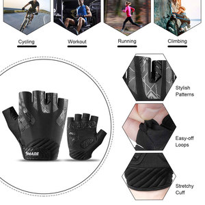 Good Quality Custom Cycling Gloves <b>Half</b> Finger Gloves for Racing Non <b>Slip</b> Dirt Bicycle Cycling Sports Gloves - Product Image 6
