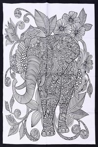 Thảm Thêu Tư Duy Huyền Diệu Treo Tường Bãi Biển Ném Bohemian Bộ Đồ Giường Ấn Độ Nghệ Thuật Dân Tộc Tấm Thảm Treo Tường Trang Trí Bàn - Product Image 2