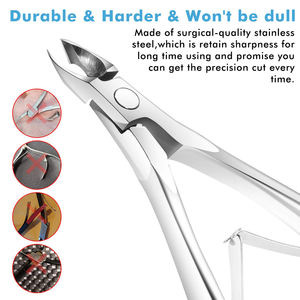 Nouveauté 2026 : Coupe-ongles professionnel en acier inoxydable, pince à cuticules incurvée pour les ongles des orteils, outils de manucure et de soin personnel 2026 - Product Image 6