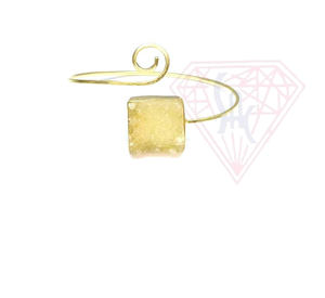 Pulsera ajustable hecha a mano chapada en oro con múltiples piedras preciosas, nuevo estilo, regalo de boda/Fiesta de moda para ella - Product Image 1