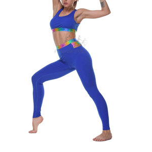 Sans couture fille Entraînement Gym Soutien-Gorge De Sport et Leggings Vêtements Ensembles - Product Image 3