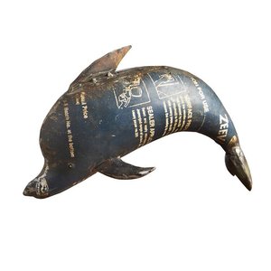 Zorro decorativo de Metal, escultura de diseño de Metal, diseño de acabado pintado y coloreado, reciclaje - Product Image 2