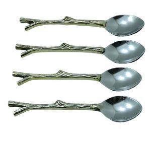 Juego de Cubiertos de acero inoxidable con logotipo personalizado de venta directa de fábrica, nuevo diseño de mango, hotel de lujo, boda, Venta caliente, MOQ bajo sostenible - Product Image 5