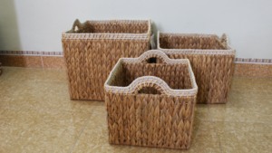 Cesta de jacinto de agua de la compañía GIA NGUYEN, Juego de 3 - Product Image 2