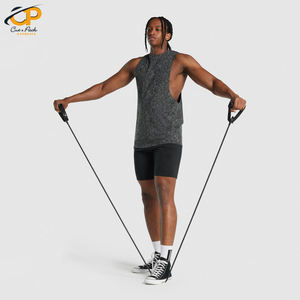 เสื้อกล้ามโพลีเอสเตอร์ระบายอากาศสำหรับผู้ชายเสื้อถักรัดกล้ามเนื้อสำหรับออกกำลังกายสไตล์ลำลองขนาดใหญ่พิเศษสินค้ามาใหม่2022 - Product Image 2