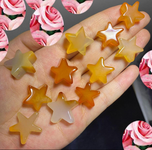 พลอยคาร์เนเลียนสตาร์คาโบชองสีส้มธรรมชาติ โดย HARI OM CREATIONS รับรองโดย IGI แหล่งกำเนิดราชสถาน สำหรับทำเครื่องประดับ ขายส่ง - Product Image 1