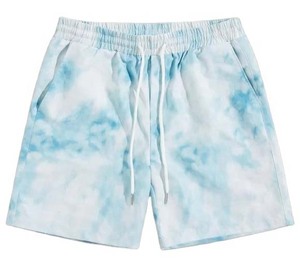 Pantalones cortos de algodón transpirables para hombre, shorts personalizados de secado rápido con estampado Tie-dye de alta calidad, 2021 - Product Image 4