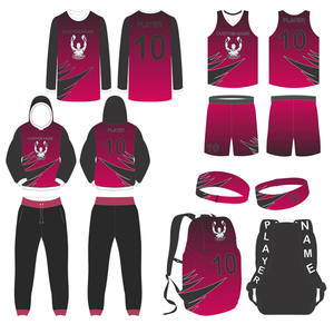 ชุดเครื่องแบบบาสเก็ตบอล,ชุดกีฬาดีไซน์ระเหิดดูดีมีสไตล์สำหรับผู้เล่น - Product Image 3