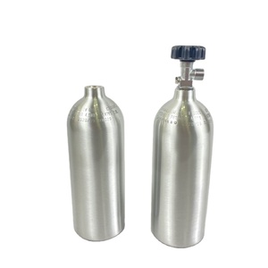 TPED/ISO Seamless <b>Aluminum</b> 0.5L 0.8L 1L 2L 3L Aquarium Co2 Cylinder with W21.8 Lateral Valve - Product Image 4