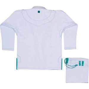 2024 ใหม่มาถึงผ้าฝ้าย 100% ก่อนหดนุ่ม 450 กรัม 380 กรัมมุกสาน 10 ออนซ์ rip หยุดกางเกง bjj gi bjj ชุดกิโมโน - Product Image 4