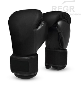 Gants de boxe en cuir mixte avec Support de poignet, couleur noire, 8oz, 10oz, 12oz, 14oz, 16oz, vente en gros, OEM - Product Image 3