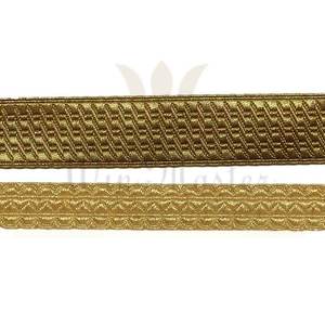 Uniforme de galones, trenza/encaje dorado, francés, para vestidos - Product Image 6