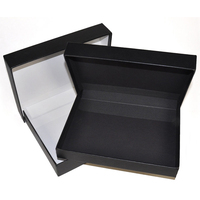 Boîte de présentation personnalisée A2 fine, rigide, en carton, en forme de livre, avec doublure en éponge, boîte cadeau gaufrée