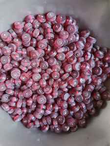 Cuentas de cristal de Murano negras de forma redonda pequeñas de alta demanda Cuentas de vidrio Premium - Product Image 3