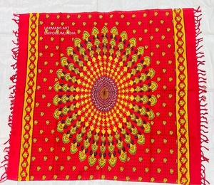 Multi Colours Mandala Printed Rayon Pareo <b>Sarongs</b> With Fringes Wholesale Supplier From India Rayon pareo <b>sarongs</b> wholesale - Product Image 5