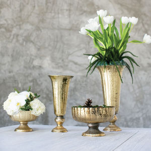 Bol à fleurs Antique en laiton pour décoration de Table de balcon maison fenêtre bol à fleurs décoratif de luxe - Product Image 4