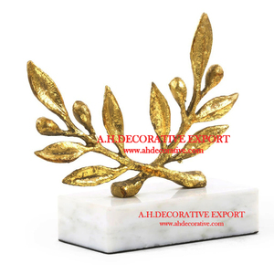 Base de mesa de escultura de aluminio moderna para decoración de hogar y oficina Diseño único Artesanía de metal para hotel y espacio vital - Product Image 5