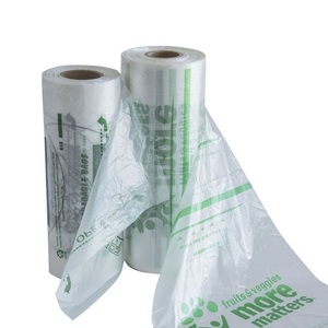 Sacs cadeaux plats transparents PE à poche plate en poly en rouleau, prix d'usine - Product Image 1