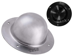 Armor <span class=keywords><strong>Shield</strong></span> Boss <span class=keywords><strong>Knight</strong></span> Armor Thời Trung Cổ Khiên Thép Boss Với Đinh Tán Chiến Đấu Thủ Công 14ga Thép Bạc Đánh Bóng - Product Image 6