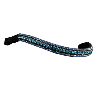 Brida con Fancy Brow band para caballos de carreras. - Product Image 1